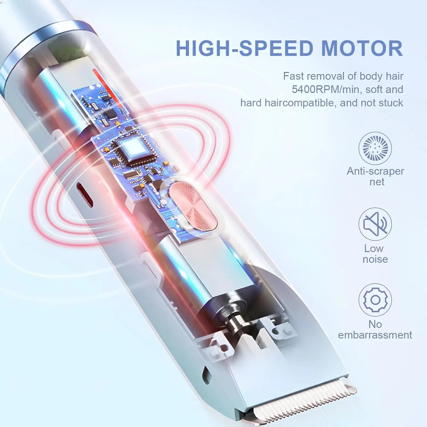 Electric Razor for Women Body Epilator Bikini Trimmer Woman Electric Shaver for Bikini Leg Face Mustache Painless Hair Removal